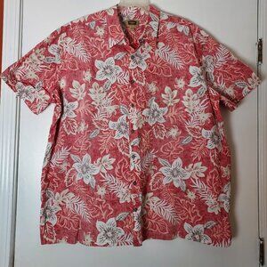 The Foundry Suppy Co. Men's Button Down Floral Pattern 3 XL Shirt